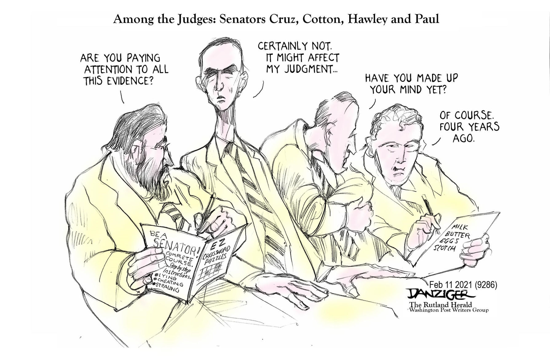Jeff Danziger cartoon